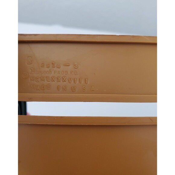 VINTAGE TOY 1988 BURWOOD PLASTIC MINI 12 3/4" WIDE VICTORIAN DOLL BENCH FLAW SEE - Picture 6 of 8